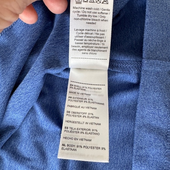 UNTUCKit Men's Lightweight Performance Polo Shirt Blue Size X-Large Golf Outdoor - Picture 7 of 12